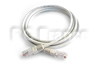 Cordon RJ45 de brassage S/FTP 4 paires Cat.6A LSZH 1m Gris